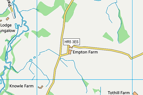 HR5 3ES map - OS VectorMap District (Ordnance Survey) HR5 3ES map - OS VectorMap District (Ordnance Survey)
