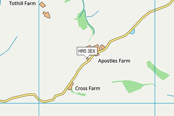 HR5 3EX map - OS VectorMap District (Ordnance Survey) HR5 3EX map - OS VectorMap District (Ordnance Survey)