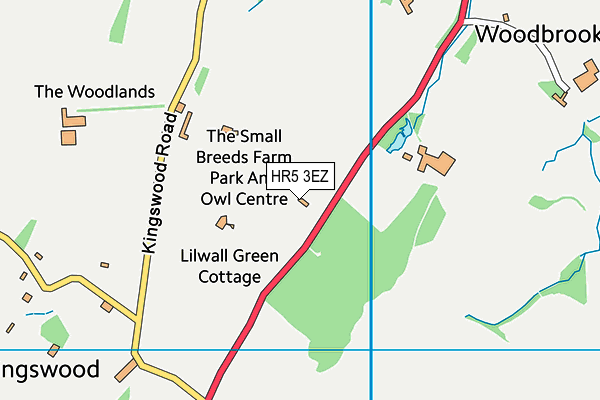 HR5 3EZ map - OS VectorMap District (Ordnance Survey) HR5 3EZ map - OS VectorMap District (Ordnance Survey)
