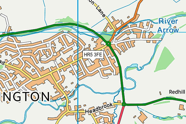 HR5 3FE map - OS VectorMap District (Ordnance Survey) HR5 3FE map - OS VectorMap District (Ordnance Survey)