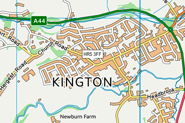 HR5 3FF map - OS VectorMap District (Ordnance Survey) HR5 3FF map - OS VectorMap District (Ordnance Survey)