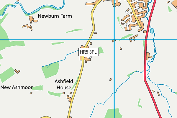 HR5 3FL map - OS VectorMap District (Ordnance Survey) HR5 3FL map - OS VectorMap District (Ordnance Survey)