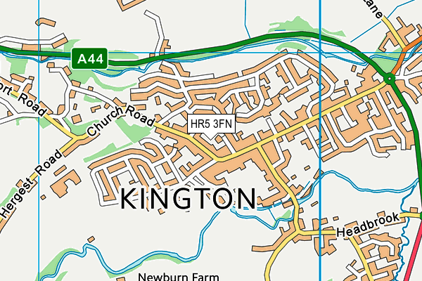HR5 3FN map - OS VectorMap District (Ordnance Survey) HR5 3FN map - OS VectorMap District (Ordnance Survey)