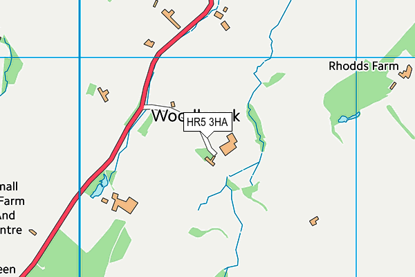 HR5 3HA map - OS VectorMap District (Ordnance Survey) HR5 3HA map - OS VectorMap District (Ordnance Survey)