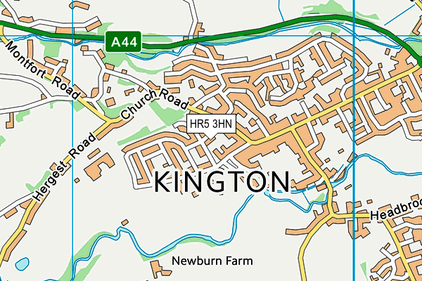 HR5 3HN map - OS VectorMap District (Ordnance Survey) HR5 3HN map - OS VectorMap District (Ordnance Survey)