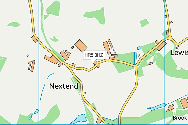 HR5 3HZ map - OS VectorMap District (Ordnance Survey) HR5 3HZ map - OS VectorMap District (Ordnance Survey)