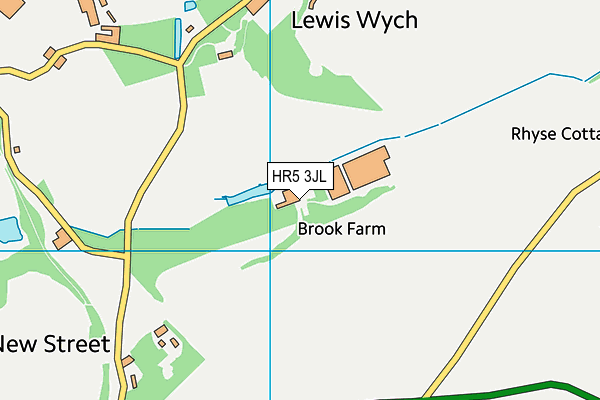HR5 3JL map - OS VectorMap District (Ordnance Survey) HR5 3JL map - OS VectorMap District (Ordnance Survey)