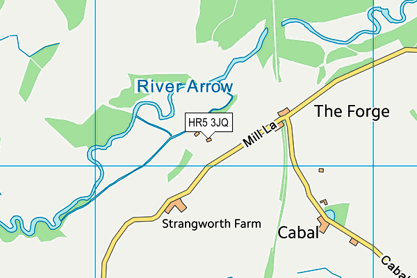 HR5 3JQ map - OS VectorMap District (Ordnance Survey) HR5 3JQ map - OS VectorMap District (Ordnance Survey)