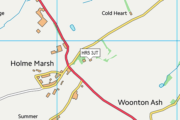 HR5 3JT map - OS VectorMap District (Ordnance Survey) HR5 3JT map - OS VectorMap District (Ordnance Survey)
