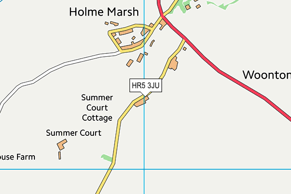 HR5 3JU map - OS VectorMap District (Ordnance Survey) HR5 3JU map - OS VectorMap District (Ordnance Survey)