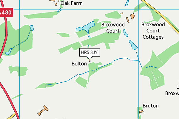 HR5 3JY map - OS VectorMap District (Ordnance Survey) HR5 3JY map - OS VectorMap District (Ordnance Survey)