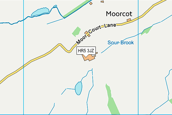HR5 3JZ map - OS VectorMap District (Ordnance Survey) HR5 3JZ map - OS VectorMap District (Ordnance Survey)