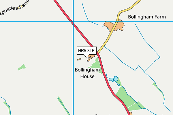 HR5 3LE map - OS VectorMap District (Ordnance Survey) HR5 3LE map - OS VectorMap District (Ordnance Survey)