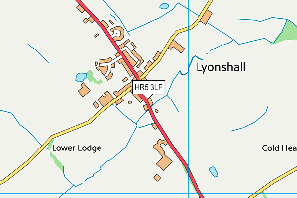 HR5 3LF map - OS VectorMap District (Ordnance Survey) HR5 3LF map - OS VectorMap District (Ordnance Survey)
