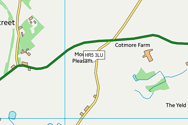 HR5 3LU map - OS VectorMap District (Ordnance Survey) HR5 3LU map - OS VectorMap District (Ordnance Survey)