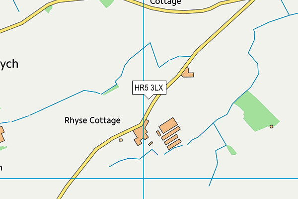 HR5 3LX map - OS VectorMap District (Ordnance Survey) HR5 3LX map - OS VectorMap District (Ordnance Survey)