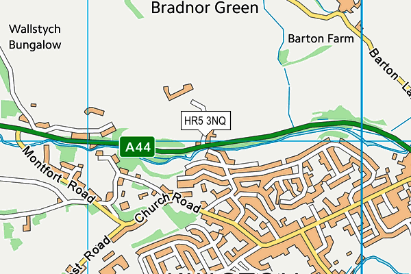 HR5 3NQ map - OS VectorMap District (Ordnance Survey) HR5 3NQ map - OS VectorMap District (Ordnance Survey)