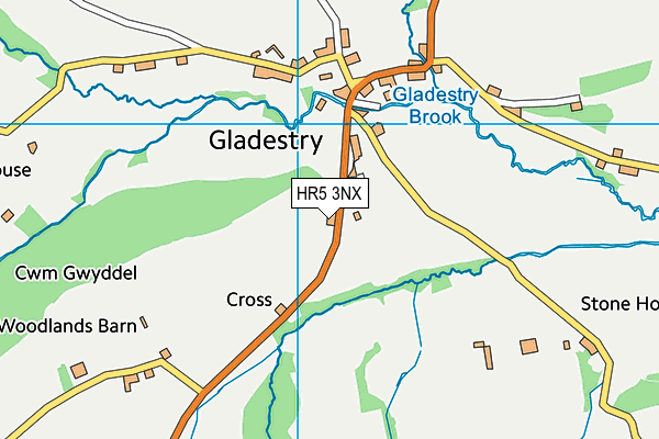 HR5 3NX map - OS VectorMap District (Ordnance Survey) HR5 3NX map - OS VectorMap District (Ordnance Survey)