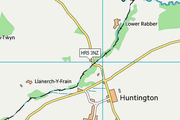 HR5 3NZ map - OS VectorMap District (Ordnance Survey) HR5 3NZ map - OS VectorMap District (Ordnance Survey)
