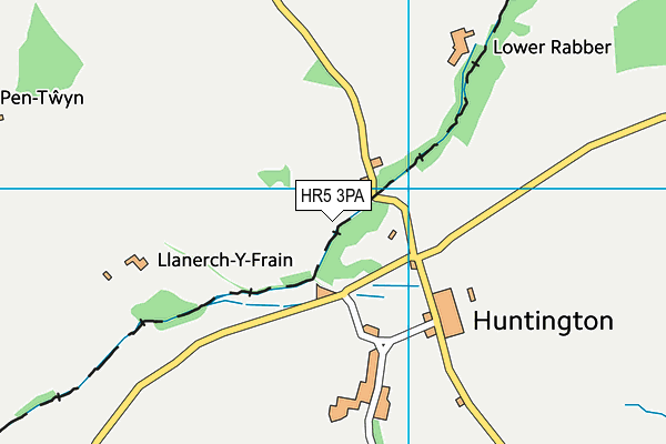 HR5 3PA map - OS VectorMap District (Ordnance Survey) HR5 3PA map - OS VectorMap District (Ordnance Survey)