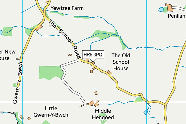 HR5 3PQ map - OS VectorMap District (Ordnance Survey) HR5 3PQ map - OS VectorMap District (Ordnance Survey)