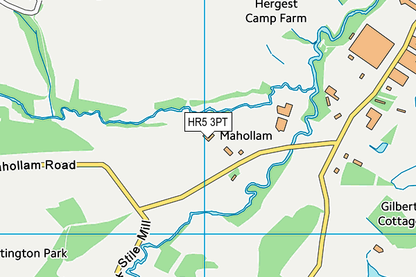 HR5 3PT map - OS VectorMap District (Ordnance Survey) HR5 3PT map - OS VectorMap District (Ordnance Survey)