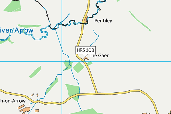 HR5 3QB map - OS VectorMap District (Ordnance Survey) HR5 3QB map - OS VectorMap District (Ordnance Survey)