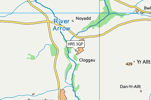 HR5 3QP map - OS VectorMap District (Ordnance Survey) HR5 3QP map - OS VectorMap District (Ordnance Survey)