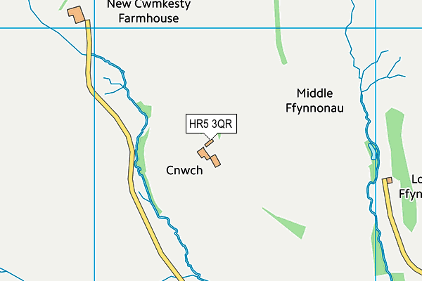 HR5 3QR map - OS VectorMap District (Ordnance Survey) HR5 3QR map - OS VectorMap District (Ordnance Survey)