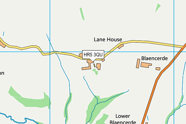 HR5 3QU map - OS VectorMap District (Ordnance Survey) HR5 3QU map - OS VectorMap District (Ordnance Survey)