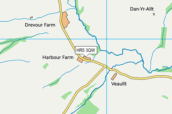 HR5 3QW map - OS VectorMap District (Ordnance Survey) HR5 3QW map - OS VectorMap District (Ordnance Survey)