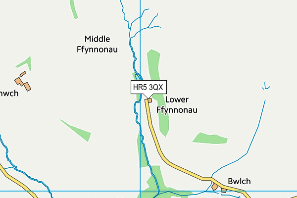 HR5 3QX map - OS VectorMap District (Ordnance Survey) HR5 3QX map - OS VectorMap District (Ordnance Survey)