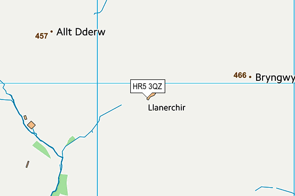 HR5 3QZ map - OS VectorMap District (Ordnance Survey) HR5 3QZ map - OS VectorMap District (Ordnance Survey)