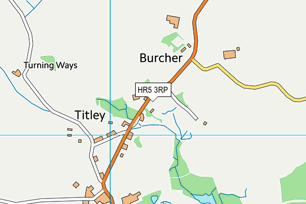 HR5 3RP map - OS VectorMap District (Ordnance Survey) HR5 3RP map - OS VectorMap District (Ordnance Survey)