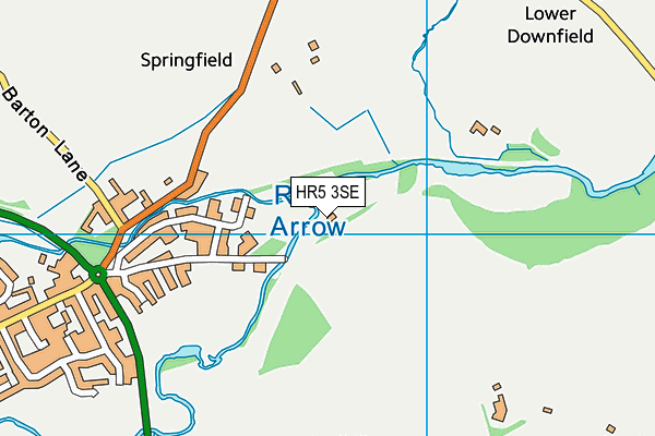 HR5 3SE map - OS VectorMap District (Ordnance Survey) HR5 3SE map - OS VectorMap District (Ordnance Survey)