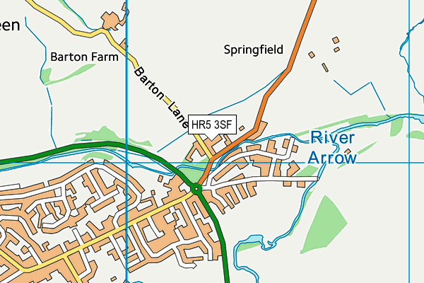 HR5 3SF map - OS VectorMap District (Ordnance Survey) HR5 3SF map - OS VectorMap District (Ordnance Survey)