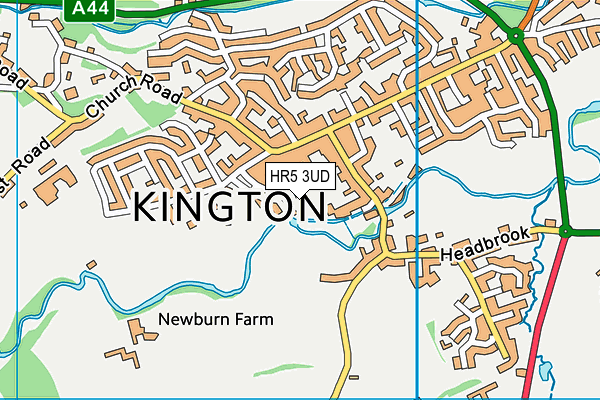HR5 3UD map - OS VectorMap District (Ordnance Survey) HR5 3UD map - OS VectorMap District (Ordnance Survey)