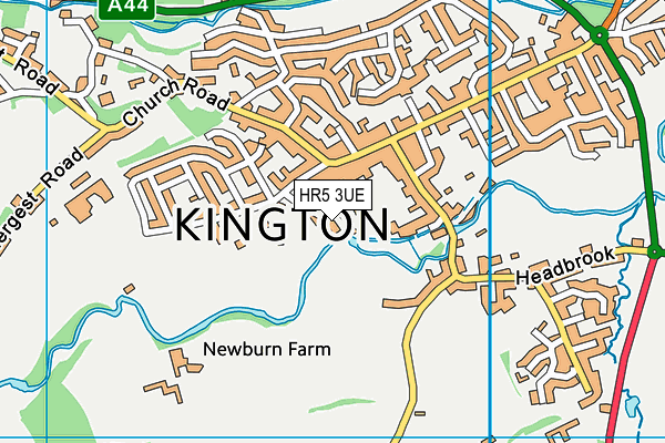 HR5 3UE map - OS VectorMap District (Ordnance Survey) HR5 3UE map - OS VectorMap District (Ordnance Survey)