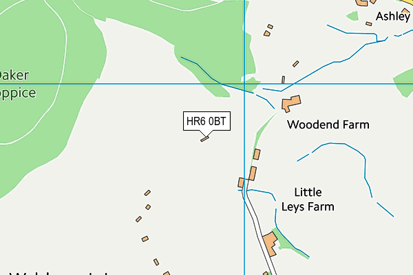HR6 0BT map - OS VectorMap District (Ordnance Survey) HR6 0BT map - OS VectorMap District (Ordnance Survey)