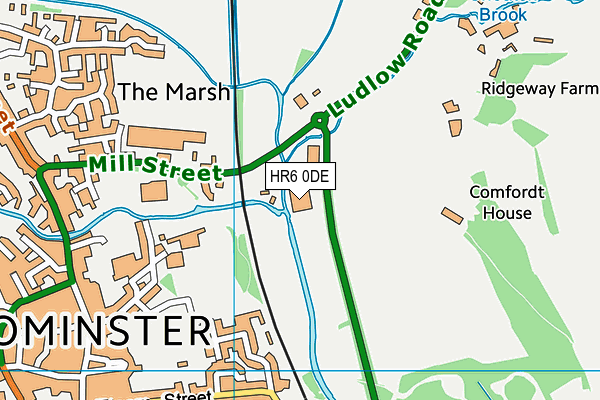HR6 0DE map - OS VectorMap District (Ordnance Survey) HR6 0DE map - OS VectorMap District (Ordnance Survey)