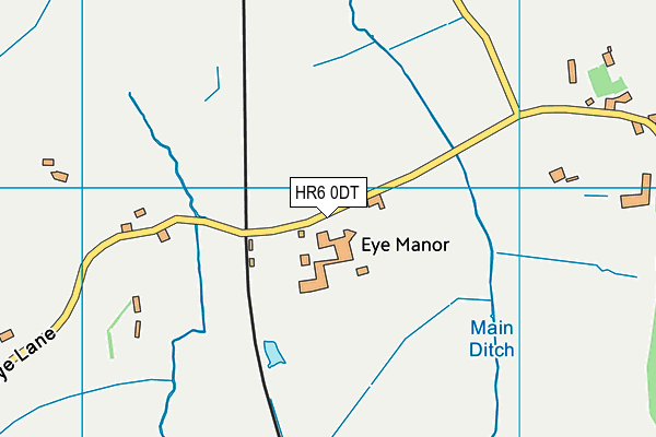 HR6 0DT map - OS VectorMap District (Ordnance Survey) HR6 0DT map - OS VectorMap District (Ordnance Survey)