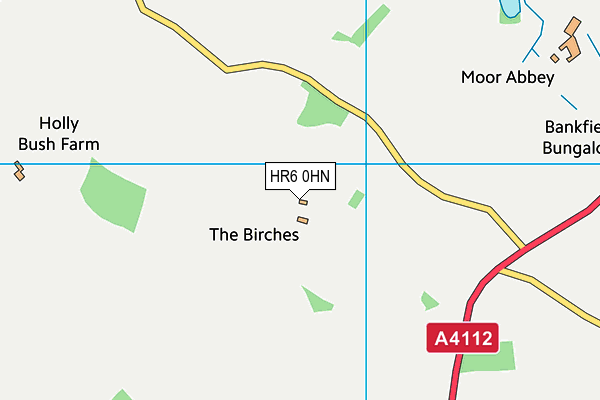 HR6 0HN map - OS VectorMap District (Ordnance Survey) HR6 0HN map - OS VectorMap District (Ordnance Survey)