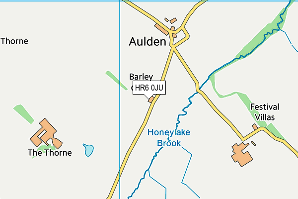 HR6 0JU map - OS VectorMap District (Ordnance Survey) HR6 0JU map - OS VectorMap District (Ordnance Survey)