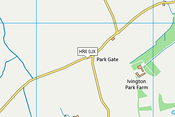 HR6 0JX map - OS VectorMap District (Ordnance Survey) HR6 0JX map - OS VectorMap District (Ordnance Survey)