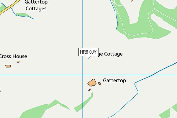 HR6 0JY map - OS VectorMap District (Ordnance Survey) HR6 0JY map - OS VectorMap District (Ordnance Survey)