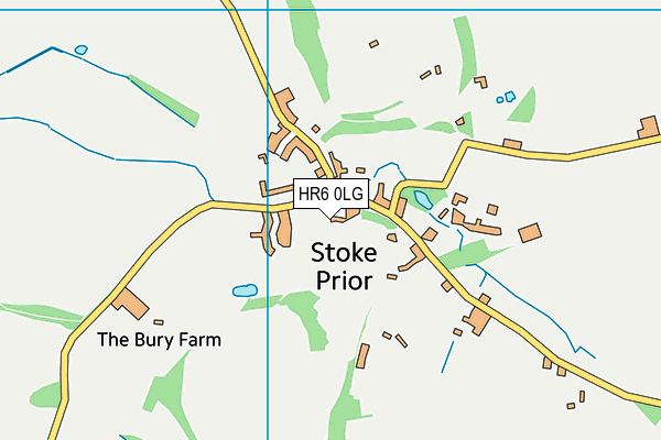 HR6 0LG map - OS VectorMap District (Ordnance Survey) HR6 0LG map - OS VectorMap District (Ordnance Survey)