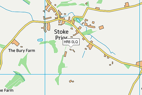 HR6 0LQ map - OS VectorMap District (Ordnance Survey)