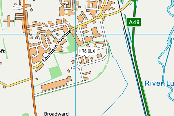 HR6 0LX map - OS VectorMap District (Ordnance Survey) HR6 0LX map - OS VectorMap District (Ordnance Survey)