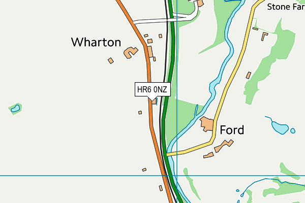 HR6 0NZ map - OS VectorMap District (Ordnance Survey) HR6 0NZ map - OS VectorMap District (Ordnance Survey)