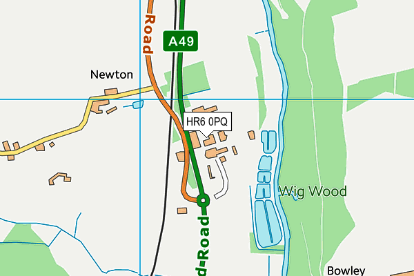 HR6 0PQ map - OS VectorMap District (Ordnance Survey) HR6 0PQ map - OS VectorMap District (Ordnance Survey)